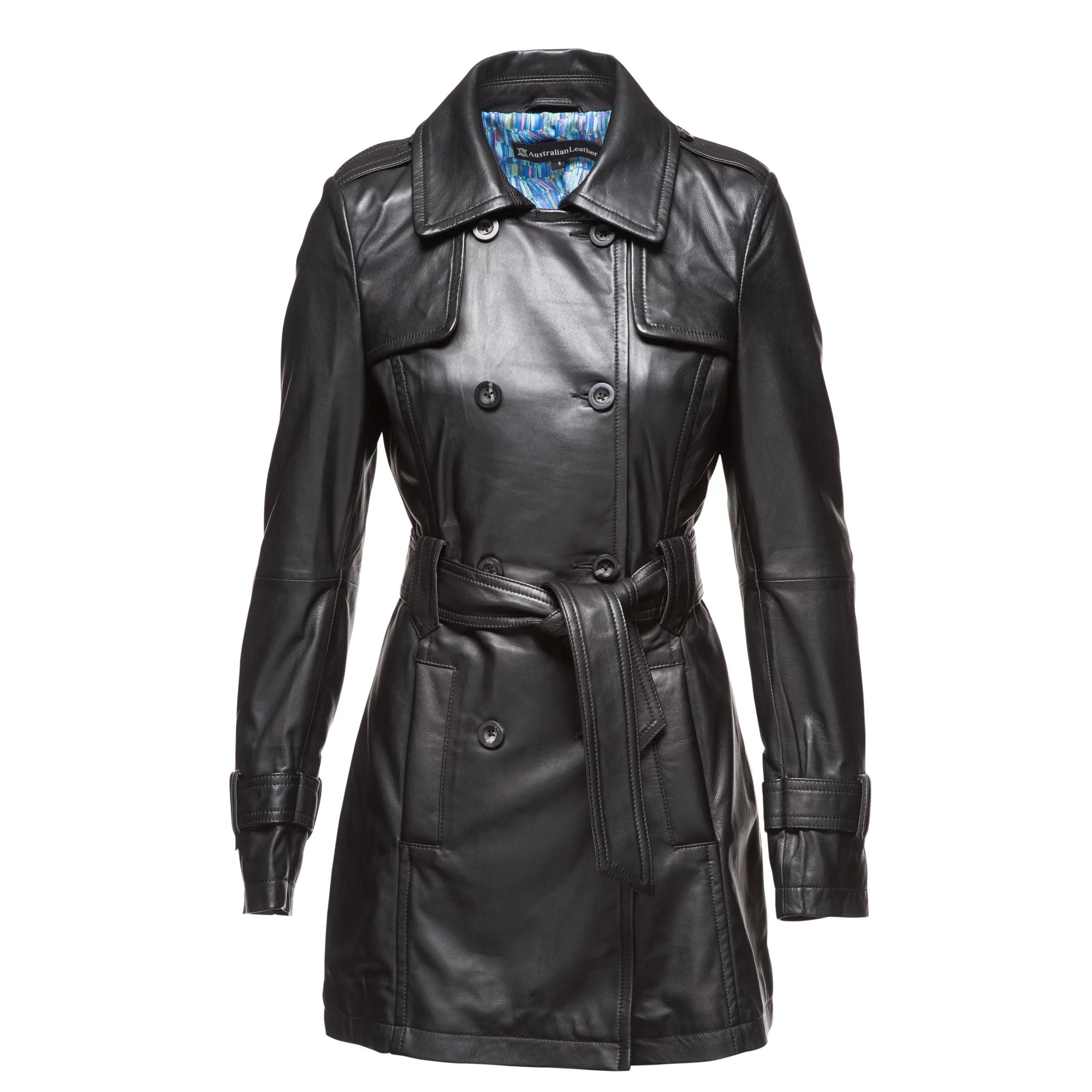 Ultimate Trench Coat Australian Leather Scaled 1
